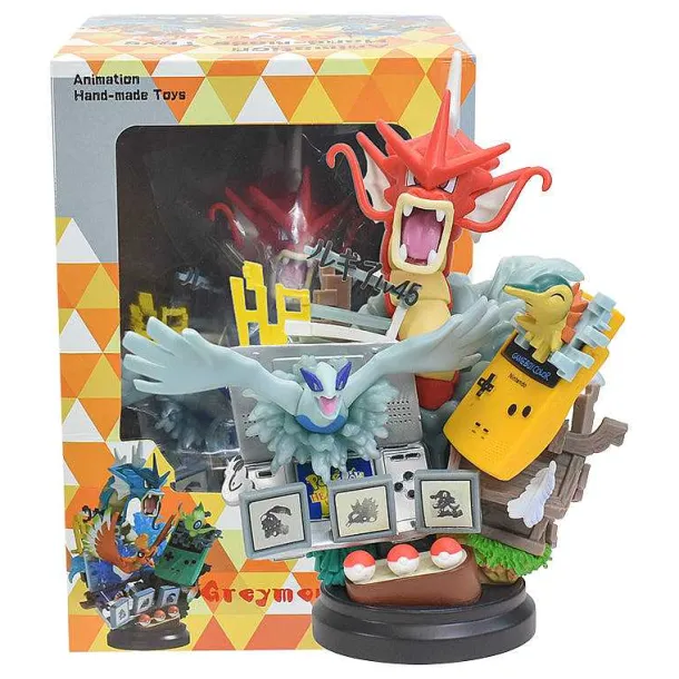 Pokemon Garados Oder Glurak Gameboy Statue
