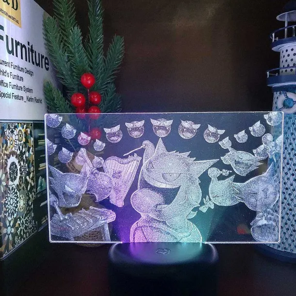 Pokemon Gengar Lampe Oder Nachtlicht