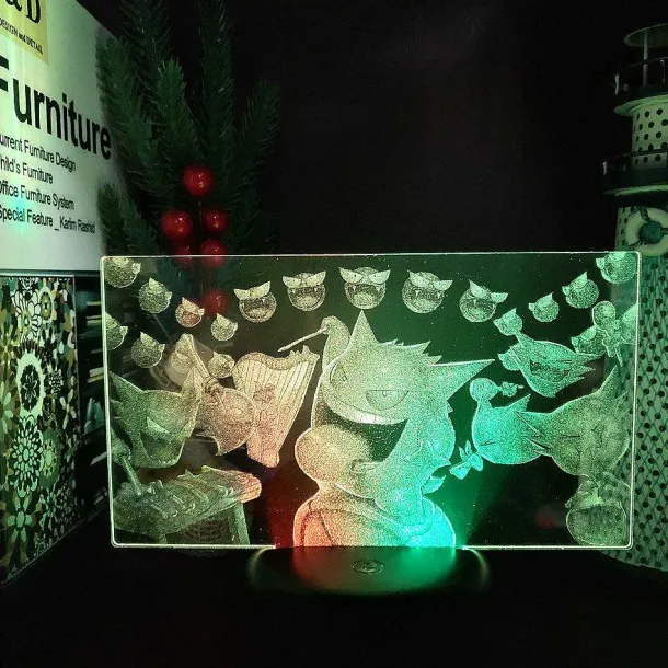 Pokemon Gengar Lampe Oder Nachtlicht