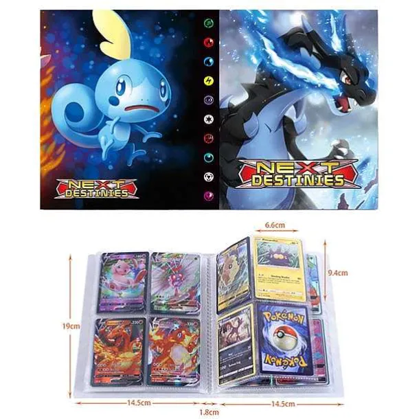 Pokemon Glurak Charizard U. A. Sammel Karten Album Fur 240 Karten
