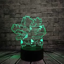 Pokemon Go 3D Led Lampe Mit Farbwechsel (Nachtlicht, Tischlampe)
