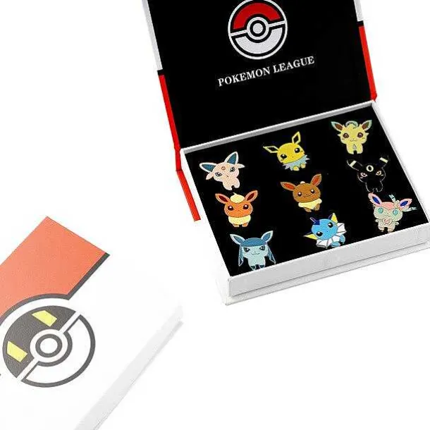 Pokemon Gym Badges Kanto, Johto, Hoenn, Sinnoh, Unova, Kalos (6 Varianten)