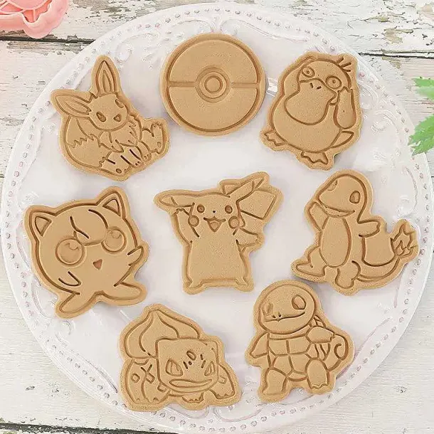Pokemon Keks Ausstechformen (6 Stk.)