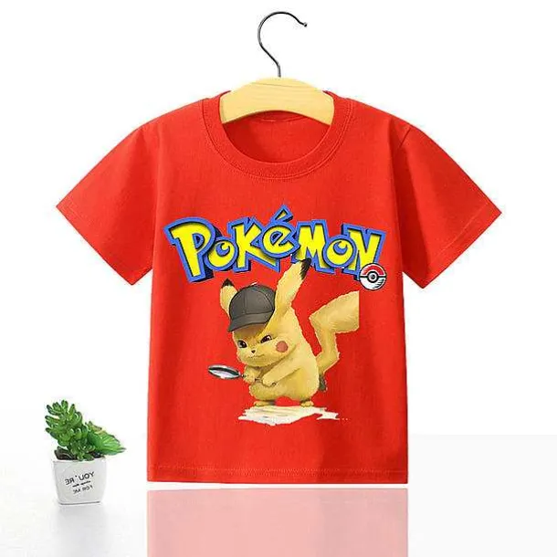 Pokemon Kinder Pikachu T-Shirt Fur Den Sommer Viele Motive