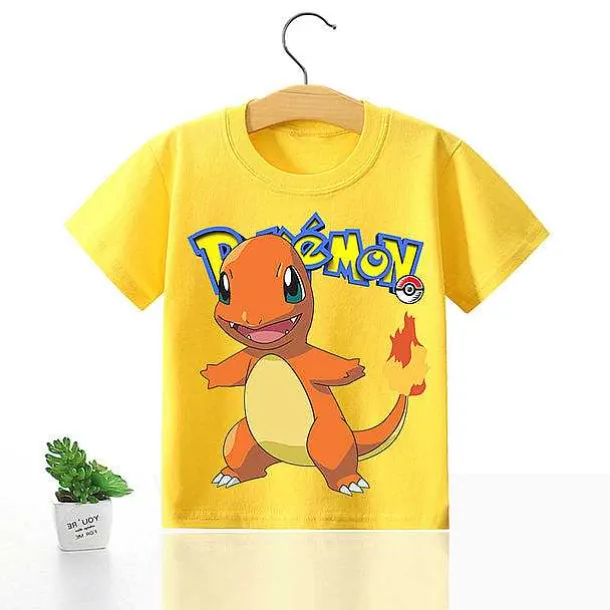 Pokemon Kinder Pikachu T-Shirt Fur Den Sommer Viele Motive