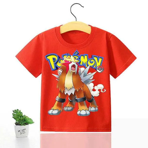 Pokemon Kinder Pikachu T-Shirt Fur Den Sommer Viele Motive