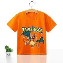 Pokemon Kinder Pikachu T-Shirt Fur Den Sommer Viele Motive