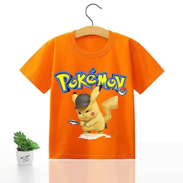 Pokemon Kinder Pikachu T-Shirt Fur Den Sommer Viele Motive
