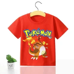 Pokemon Kinder Pikachu T-Shirt Fur Den Sommer Viele Motive