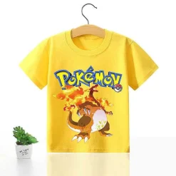Pokemon Kinder Pikachu T-Shirt Fur Den Sommer Viele Motive