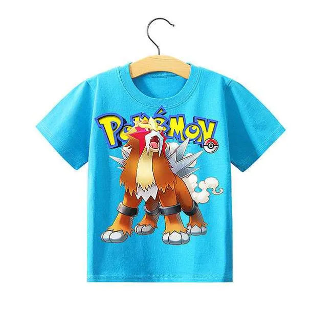 Pokemon Kinder Pikachu T-Shirt Fur Den Sommer Viele Motive