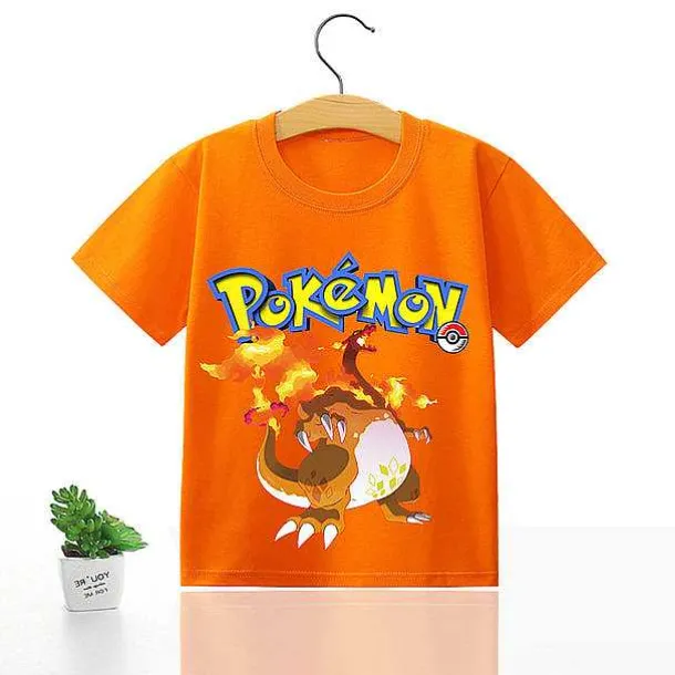 Pokemon Kinder Pikachu T-Shirt Fur Den Sommer Viele Motive