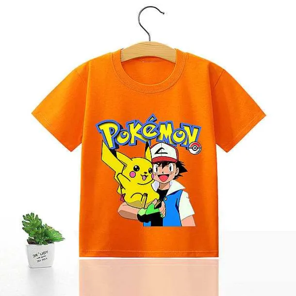 Pokemon Kinder Pikachu T-Shirt Fur Den Sommer Viele Motive