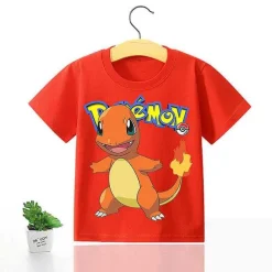 Pokemon Kinder Pikachu T-Shirt Fur Den Sommer Viele Motive
