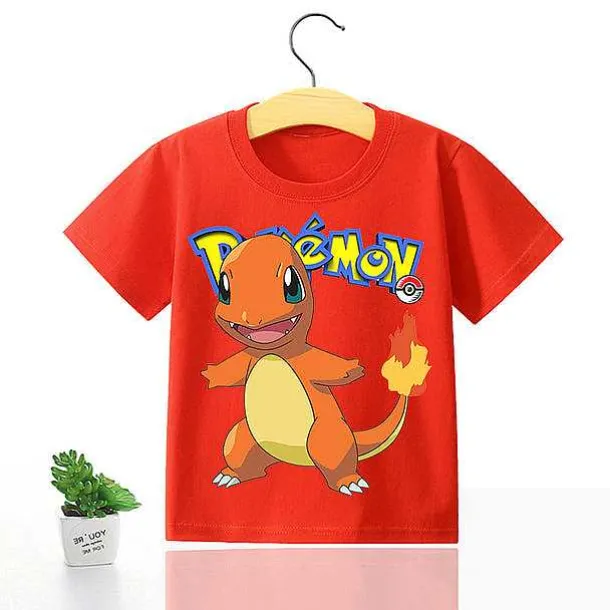 Pokemon Kinder Pikachu T-Shirt Fur Den Sommer Viele Motive