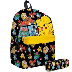 Pokemon Kinder Schulrucksack Und Stiftetui