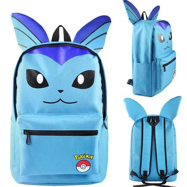 Pokemon Kinder Schul Rucksack Mit Ohren In Diversen Motiven