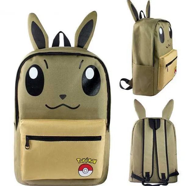 Pokemon Kinder Schul Rucksack Mit Ohren In Diversen Motiven