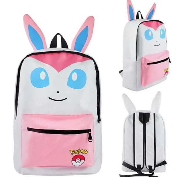 Pokemon Kinder Schul Rucksack Mit Ohren In Diversen Motiven