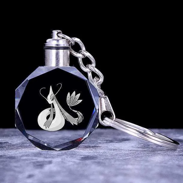 Pokemon Kristall Anhanger Mit 3D Effekt - Viele Motive