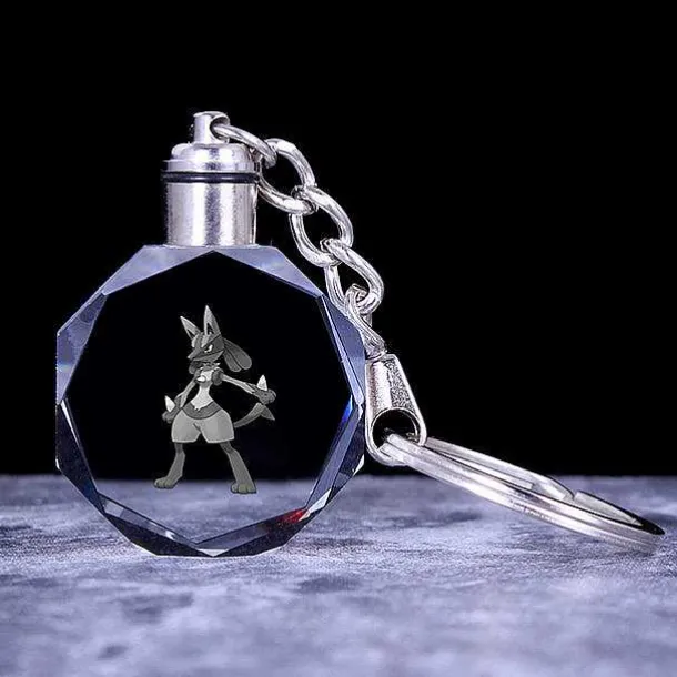 Pokemon Kristall Anhanger Mit 3D Effekt - Viele Motive