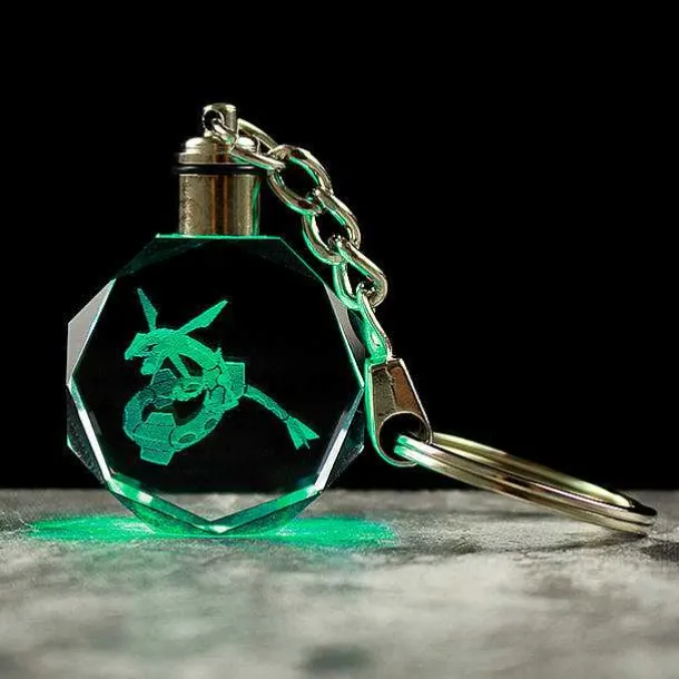 Pokemon Kristall Anhanger Mit 3D Effekt - Viele Motive