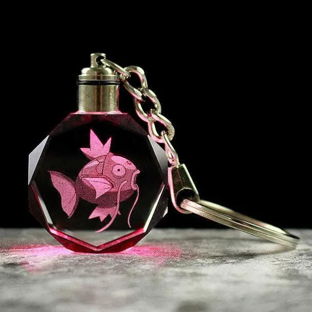 Pokemon Kristall Anhanger Mit 3D Effekt - Viele Motive