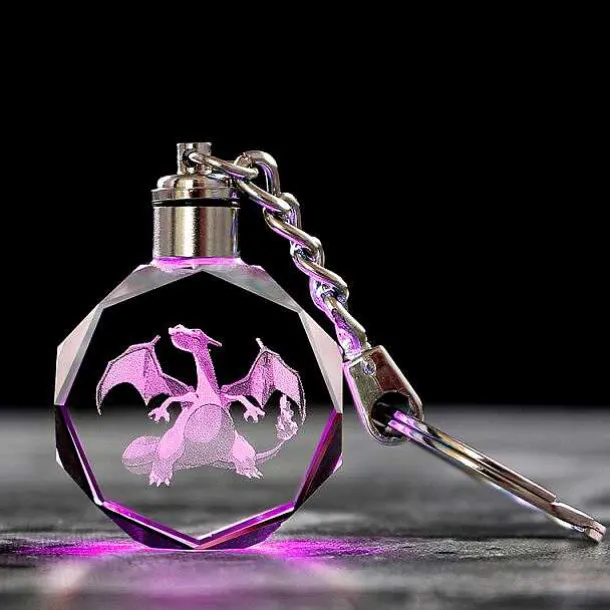 Pokemon Kristall Keychain Schlusselanhanger Verschiedene Motive