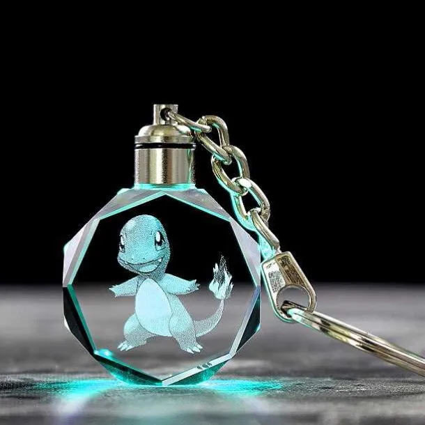 Pokemon Kristall Keychain Schlusselanhanger Verschiedene Motive