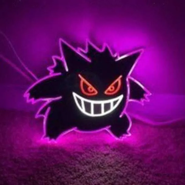 Pokemon Led Neonlicht Wandlampe