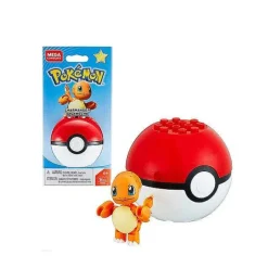 Pokemon Mega Construx Bauset Mit Figur Und Pokeball