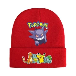 Pokemon Mützen Im Roten Winter Look - Viele Motive