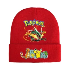 Pokemon Mützen Im Roten Winter Look - Viele Motive