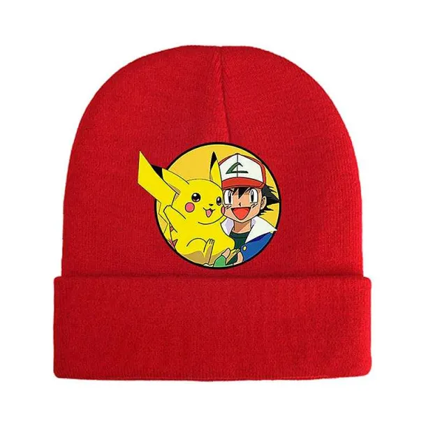 Pokemon Mützen Im Roten Winter Look - Viele Motive