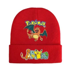 Pokemon Mützen Im Roten Winter Look - Viele Motive