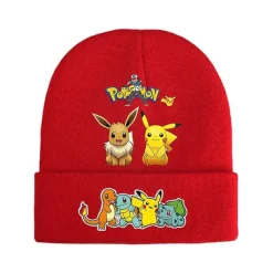 Pokemon Mützen Im Roten Winter Look - Viele Motive
