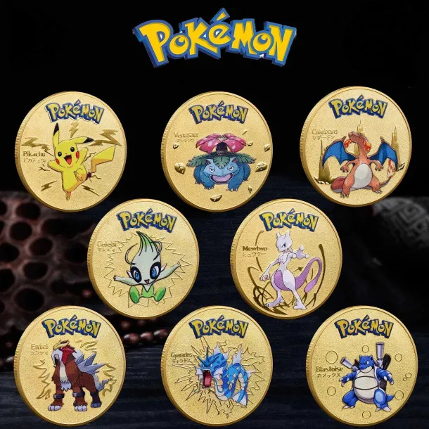 Pokemon Munzen Im Set (8 Stk.)