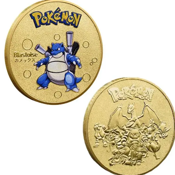 Pokemon Munzen Mit Verschiedenen Pokemon Mewtu, Quajutsu, Pikachu Mew, Genesect U. A.