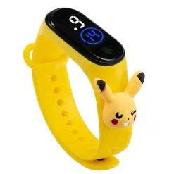 Pokemon Pikachu Armband Mit Digital Uhr Fur Kinder