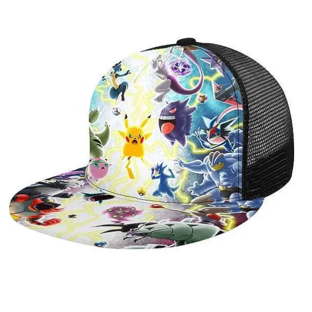 Pokemon Pikachu Baseball Mützen In Vielen Motiven