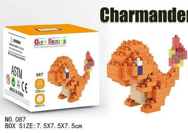 Pokemon Pikachu, Charizard Etc. Baustein Set (32 Motive Zur Auswahl)