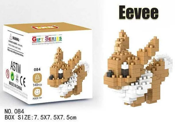 Pokemon Pikachu, Charizard Etc. Baustein Set (32 Motive Zur Auswahl)