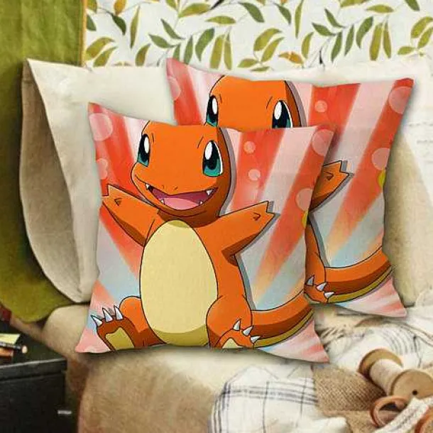 Pokemon (Pikachu, Charmander, Charizard, Bulbasaur) Kissenbezuge