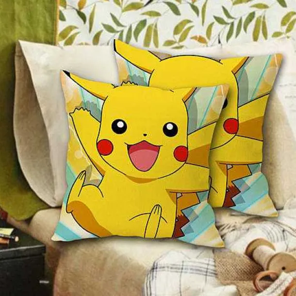 Pokemon (Pikachu, Charmander, Charizard, Bulbasaur) Kissenbezuge