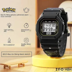 Pokemon Pikachu Digitale Armbanduhr