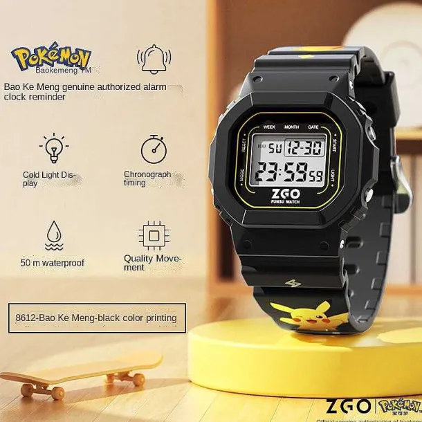 Pokemon Pikachu Digitale Armbanduhr
