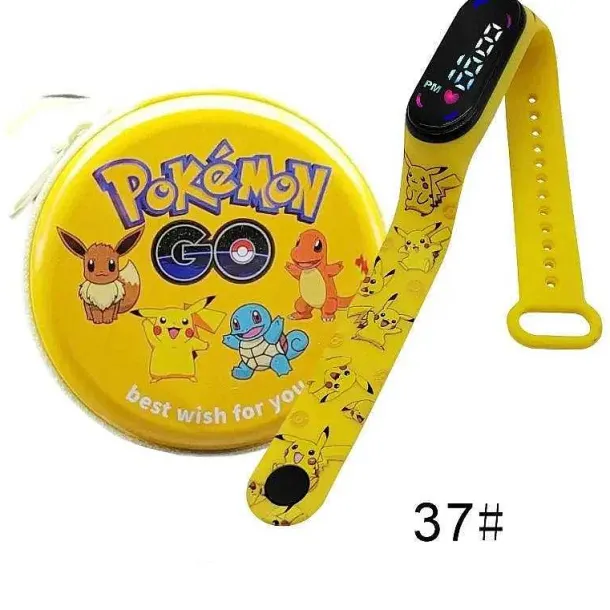 Pokemon Pikachu Digital Uhr Mit Geschenkbox Fur Kinder