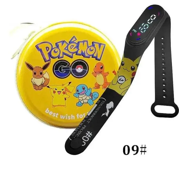 Pokemon Pikachu Digital Uhr Mit Geschenkbox Fur Kinder
