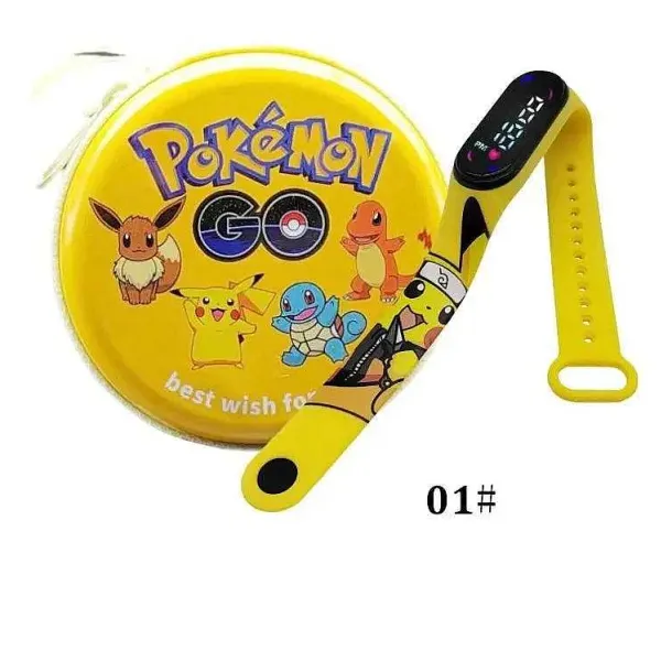 Pokemon Pikachu Digital Uhr Mit Geschenkbox Fur Kinder