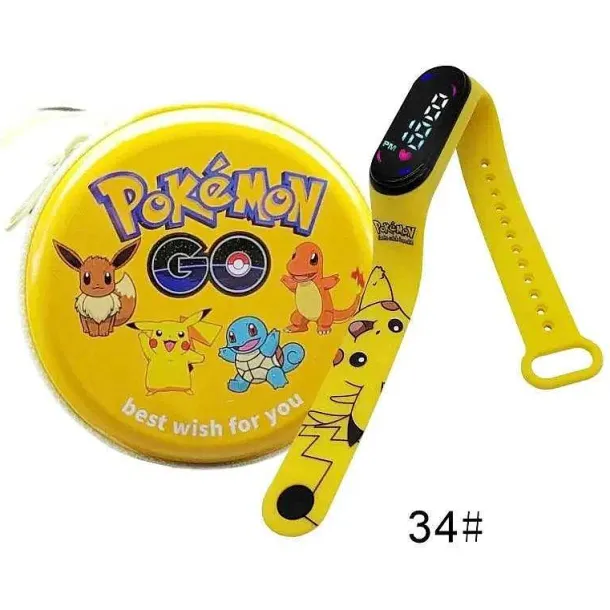 Pokemon Pikachu Digital Uhr Mit Geschenkbox Fur Kinder